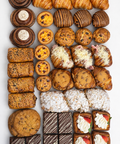Assorted pastries including croissants, cookies, and brownies for wholesale customers
