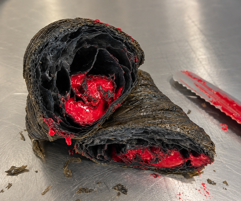 Halloween croissants