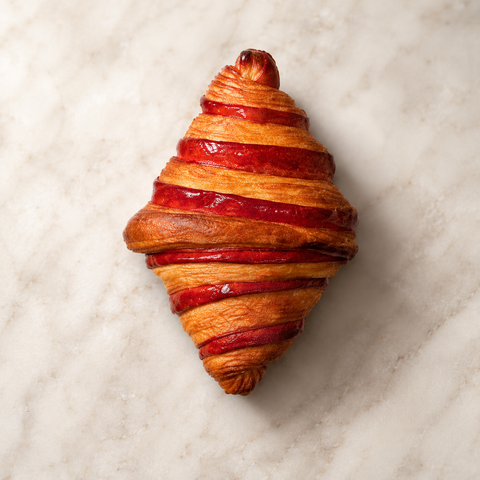 Strawberry & Cream croissant