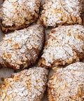 Tynemouth Coffee Bakery Almond Croissant Sharing Box with powered sugar 