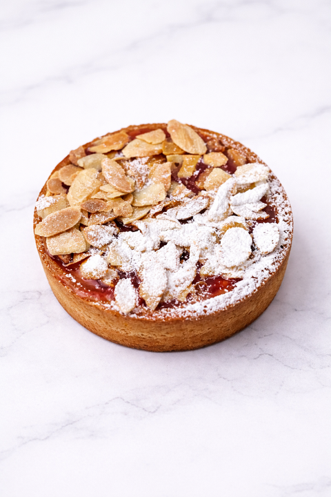 Strawberry & Almond tart